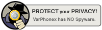 VarPhonex has NO Spyware